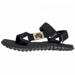 Sandały Gumbies Scrambler Sandal G-SC-UNI-BLACK czarne. Czarne sandały z gumy, bez zapięcia. Za 298.61 zł.