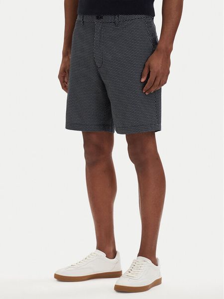 Tommy Hilfiger Szorty materiałowe Dover Print MW0MW42353 Granatowy Slim Fit. Niebieskie szorty Tommy Hilfiger, m, bez wzorów, z bawełny. Za 299.99 zł.
