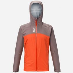 Kurtka trekkingowa Seneca 2,5L. Brązowe kurtki Millet, l, bez wzorów, z materiału, z kapturem. Za 839.99 zł.