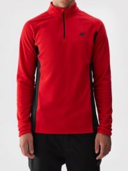 4F Podkoszulek polarowy w kolorze czerwonym rozmiar: S. Czerwone podkoszulki 4F, s, bez wzorów, z materiału, bez ramiączek. Za 61.17 zł.