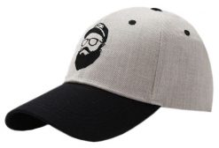 Czapka z Daszkiem, Szara z Haftem Barber, Brodacz, Bejsbolówka Bawełniana -PAKO JEANS. Szare czapki z daszkiem Pako Jeans, na lato, bez wzorów, z bawełny. Za 49.00 zł.