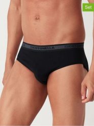 COTONELLA Slipy (2 pary) w kolorze czarnym rozmiar: XXL. Czarne slipki COTONELLA, xxl, bez wzorów. Za 26.99 zł.