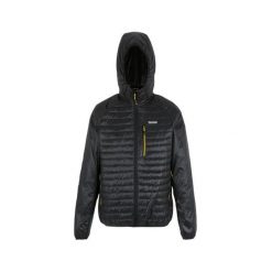 Kurtka puchowa Regatta Rowak. Czarne kurtki Regatta, bez wzorów, z puchu, bez kaptura. Za 149.99 zł.