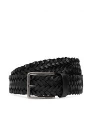 Calvin Klein Pasek Męski Warmth Buckle 35Mm LV04D7053G Czarny. Czarne paski CALVIN KLEIN, bez wzorów, ze skóry. Za 289.99 zł.