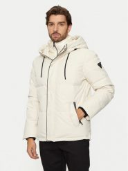 Guess Kurtka zimowa M4BL43 WGJR2 Beżowy Regular Fit. Brązowe kurtki Guess, na zimę, l, z aplikacjami, z syntetyku, bez kaptura. Za 849.99 zł.