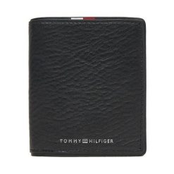 Portfel Tommy Hilfiger. Czarne portfele Tommy Hilfiger, bez wzorów. Za 249.99 zł.