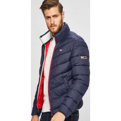 Tommy Jeans - Kurtka. Niebieskie kurtki Tommy Jeans, l, bez wzorów, z jeansu, bez kaptura. Za 699.90 zł.