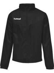 Kurtka Ortalion Hummel Promo Rain Jacket. Czarne kurtki Hummel, xl, bez wzorów, z materiału, z kapturem. Za 144.00 zł.