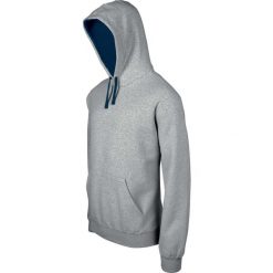 Bluza z kapturem Kariban Contrastée. Szare bluzy z kapturem KARIBAN, m, bez wzorów, z kapturem. Za 166.50 zł.