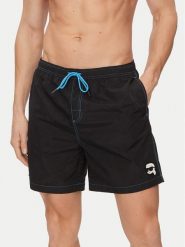 KARL LAGERFELD Szorty plażowe 240M2209 Czarny Regular Fit. Czarne szorty KARL LAGERFELD, m, bez wzorów, z syntetyku. Za 339.99 zł.