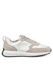 Geox Sneakersy U45GCA 02211 C1303 Szary. Szare buty sportowe casual Geox, bez wzorów, z materiału, bez zapięcia. Za 319.99 zł.
