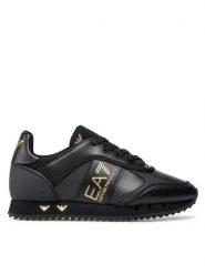 EA7 Emporio Armani Sneakersy X8X119 XK291 R384 Czarny. Czarne buty sportowe casual EA7 Emporio Armani, bez wzorów, ze skóry, bez zapięcia. Za 659.99 zł.