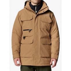 Kurtka zimowa męska Columbia Landroamer II Parka. Brązowe kurtki Columbia, na zimę, m, bez wzorów, bez kaptura. Za 896.99 zł.