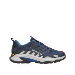 Buty trailowe Merrell Nova 4 Niebieskie. Niebieskie buty turystyczne Merrell, bez wzorów, bez zapięcia, do biegania. Za 582.40 zł.