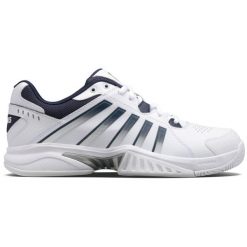 Kswiss Receiver V Mixta Blanco Negro 07393177. Białe buty sportowe casual K-SWISS, bez wzorów, z materiału, bez zapięcia. Za 599.00 zł.