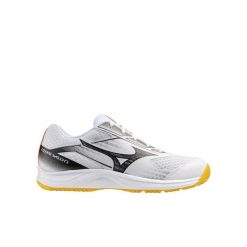 Mizuno Cyclone Speed 5 — Męskie buty do piłki ręcznej. Białe buty do biegania Mizuno, bez wzorów, bez zapięcia, do biegania. Za 229.99 zł.
