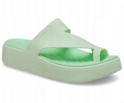Klapki Dla Dorosłych Crocs Getaway Platform Toe Loop. Brązowe klapki Crocs, z materiału. Za 199.99 zł.
