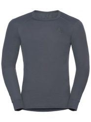 Odlo Podkoszulek funkcyjny "Active Warm Eco" w kolorze granatowym rozmiar: M. Niebieskie podkoszulki ODLO, m, bez wzorów, z materiału, bez ramiączek. Za 177.45 zł.