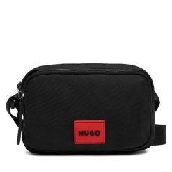 Saszetka HUGO. Czarne torby na ramię Hugo, bez wzorów, małe, bez dodatków. Za 379.99 zł.