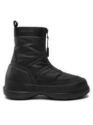 Moon Boot Śniegowce Luna Zip Boot 80D2480010 Czarny. Czarne śniegowce Moon Boot, z materiału, bez zapięcia. Za 899.99 zł.