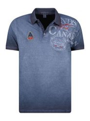 Canadian Peak Koszulka polo "Kadventureak" w kolorze granatowym rozmiar: S. Niebieskie koszulki polo Canadian Peak, s, bez wzorów, z bawełny, bez kołnierzyka, bez ramiączek. Za 57.47 zł.