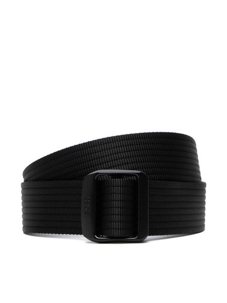 BOSS Pasek Narvel-Tp 50568663 Czarny. Czarne paski Boss, bez wzorów, z materiału. Za 279.99 zł.