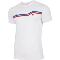 T-shirt męski TSM221 - biały. T-shirty marki 4F. Za 49.99 zł.
