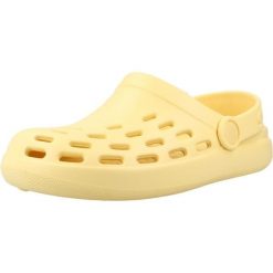 Sandały IGOR S10326 Żółty. Żółte sandały IGOR, z gumy, bez zapięcia. Za 127.99 zł.