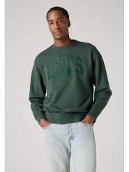 Levi's Bluza w kolorze ciemnozielonym rozmiar: S. Zielone bluzy Levi's®, s, bez wzorów, z bawełny, bez kaptura. Za 144.58 zł.