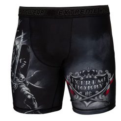 Spodenki Vale Tudo do MMA męskie EXTREME HOBBY HUSARZ. Czarne odzież kompresyjna EXTREME HOBBY, m, bez wzorów, z elastanu. Za 179.00 zł.