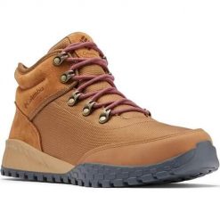 Buty do chodzenia męskie Columbia Fairbanks Mid. Brązowe buty sportowe casual Columbia, bez wzorów, z materiału, za kostkę, bez zapięcia. Za 498.00 zł.