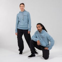 Bluza z kapturem do tańca urban dance Starever unisex. Niebieskie bluzy STAREVER, xl, bez wzorów, z bawełny, z kapturem. W wyprzedaży za 119.99 zł.