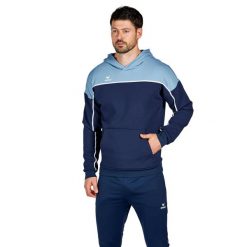 Sweat z kapturem Erima Change. Niebieskie swetry nierozpinane Erima, m, bez wzorów, z polaru, bez kołnierzyka, bez ramiączek. W wyprzedaży za 283.00 zł.