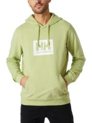 Bluza Męska Helly Hansen Hh Box. Zielone bluzy z kapturem Helly Hansen, m, bez wzorów, z bawełny, z kapturem. Za 349.00 zł.