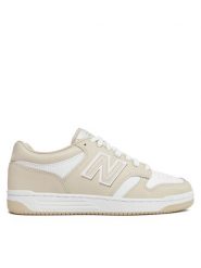 New Balance Sneakersy BB480LBB Beżowy. Brązowe buty sportowe casual New Balance, bez wzorów, ze skóry, bez zapięcia. Za 359.99 zł.