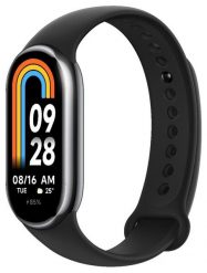 Xiaomi Band 8 czarny. Czarne smartbandy . Za 67.90 zł.