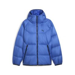 Męska kurtka puchowa z kapturem PUMA. Niebieskie kurtki Puma, m, bez wzorów, z puchu, z kapturem. Za 899.00 zł.