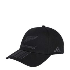 CZAPKA Z DASZKIEM ALL BLACKS 3-STRIPES. Czarne czapki z daszkiem Adidas, bez wzorów, z bawełny. Za 129.00 zł.