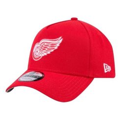 Czapka Z Daszkiem 9Forty Detroit Red Wings. Czerwone czapki z daszkiem New Era, bez wzorów. Za 163.99 zł.