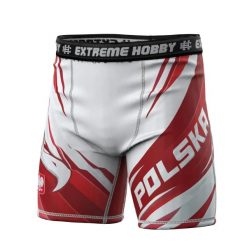 Spodenki Vale Tudo do MMA męskie EXTREME HOBBY POLSKA ULTIMATE. Zielone odzież kompresyjna EXTREME HOBBY, l, bez wzorów, z dzianiny, na fitness i siłownię. Za 179.00 zł.