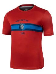 Protective Koszulka kolarska "Mad Dog" w kolorze czerwonym rozmiar: L. Czerwone t-shirty sportowe Protective, bez wzorów, z materiału, bez ramiączek, rowerowe. Za 92.42 zł.
