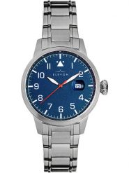 Elevon Zegarek kwarcowy "Stealth" w kolorze srebrno-niebieskim rozmiar: onesize. Szare, analogowe zegarki Elevon, ze stali. Za 173.99 zł.