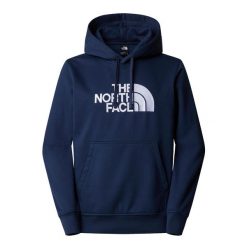 Bluza The North Face Drew Peak Pullover. Niebieskie bluzy The North Face, m, bez wzorów, bez kaptura. Za 279.99 zł.