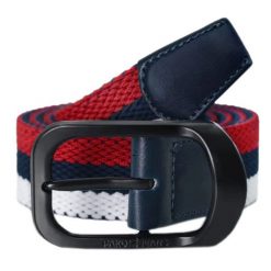 Materiałowy (Parciany) Pasek Męski - Pako Jeans - Trójkolorowy. Paski Pako Jeans, bez wzorów, z jeansu, klasyczne. Za 49.00 zł.