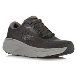 Buty do chodzenia męskie Skechers Dlux Walker 2.0. Buty sportowe casual Skechers, bez wzorów, z materiału, bez zapięcia. Za 299.99 zł.
