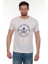 The Time of Bocha Koszulka w kolorze białym rozmiar: XXL. Białe bezrękawniki The Time of Bocha, xxl, bez wzorów, z bawełny, bez kołnierzyka, bez ramiączek. Za 48.16 zł.