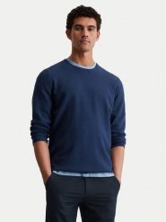 Marc O'Polo Sweter 526 5023 60080 Granatowy Regular Fit. Niebieskie swetry rozpinane Marc O'Polo, m, bez wzorów, z bawełny, bez kołnierzyka, bez ramiączek. Za 329.99 zł.