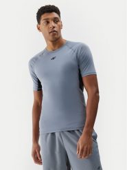 4F Koszulka techniczna 4FWSS24TFTSM700 Szary Slim Fit. Szare t-shirty sportowe 4F, bez wzorów, z syntetyku, bez ramiączek, na fitness i siłownię. Za 89.99 zł.