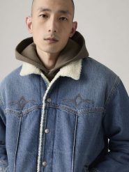 Levi's Kurtka dżinsowa "Western" w kolorze niebieskim rozmiar: L. Niebieskie kurtki Levi's®, l, bez wzorów, z bawełny, bez kaptura. Za 298.95 zł.
