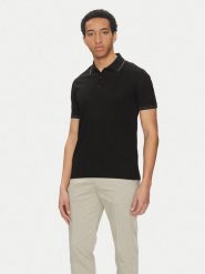 Paul&Shark Polo 25411236 Czarny Regular Fit. Czarne koszulki polo PAUL&SHARK, m, bez wzorów, z bawełny, bez kołnierzyka, bez ramiączek. Za 709.99 zł.